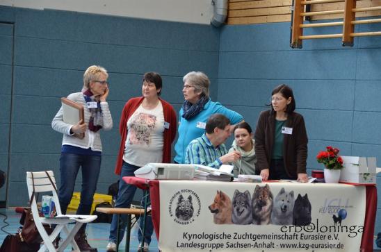 Richter, Ringrichter und Ordner, Schreiber etc sind bereit