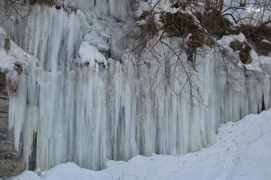 Eiszapfen - es war ja auch saukalt....