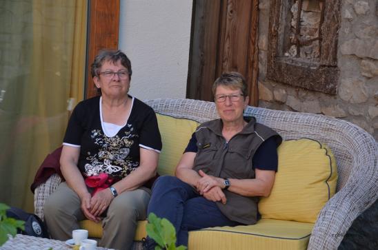 gemütlich am Schatten