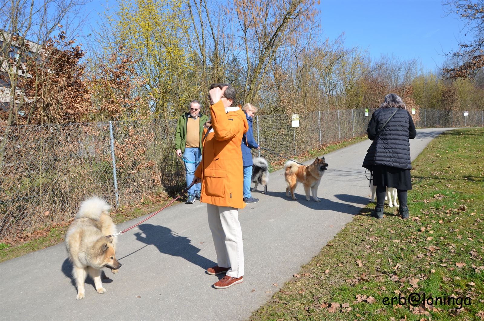 Trudi bittet zum obligaten Gruppenbild