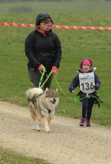 mit Barbara... und am Kinderrennen mit Yuma